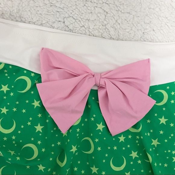 Sailor Moon Sailor Jupiter Cosplay Skirted Swim Bottoms Plus Size 2 - Picture 8 of 10